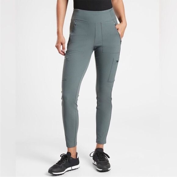 Athleta Headlands Hybrid Cargo Leggings Women Size 0 - Picture 1 of 12